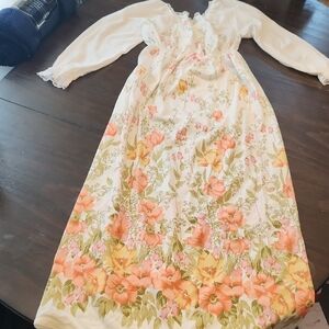 Floral Long Sleeve Dress